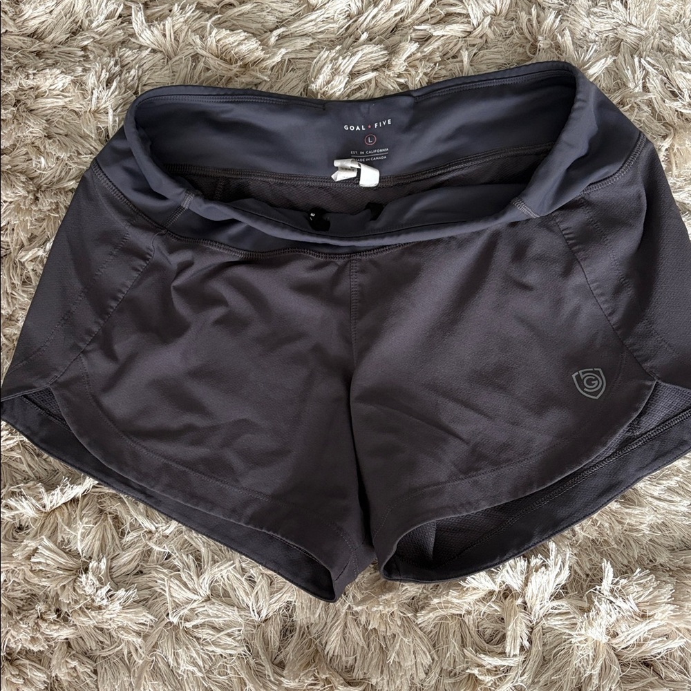 Goal Five Dark Gray Athletic Shorts